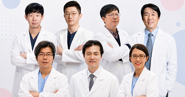 선수촌병원 정형외과 의료진 단체 사진